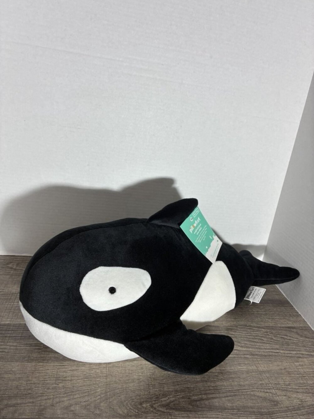 Pillowfort Sensory Plush Orca The Whale With BPA and Lead Free Pellets 20” x 11”